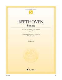 Sonata G major: "Sonatina". op. 79. piano. Sheet Music