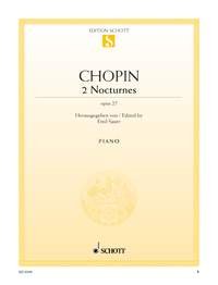 2 Nocturnes: Ut dièse mineur et Ré bémol majeur. op. 27. piano. Sheet Music