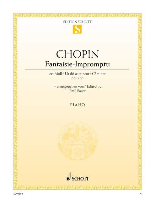 Fantaisie-Impromptu Op.66 do# min. - Piano: op. 66 (posth.). piano. Sheet Music