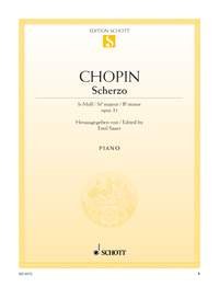 Scherzo Si bémol mineur: op. 31. piano. Sheet Music