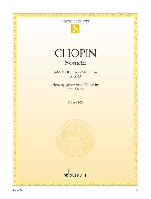 Sonate b-Moll: mit "Trauermarsch". op. 35. Klavier. (Edition Schott Einzelausgabe) Sheet Music