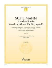 7 leichte Stücke: aus dem "Album für die Jugend". op. 68. Klavier. (Edition Schott Einzelausgabe) Sheet Music