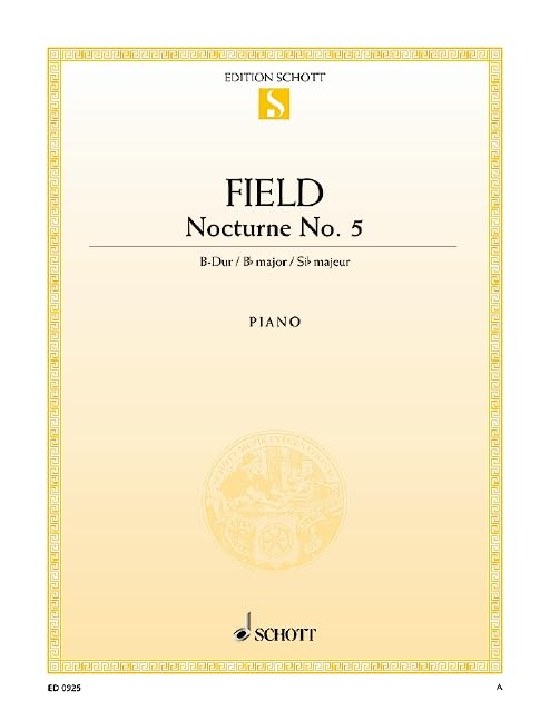 Nocturne No. 5: Si b majeur. piano. Edition séparée. Sheet Music