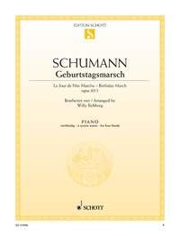 La Jour de Fête Marche: op. 85/1. piano (4 hands). Sheet Music