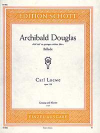 Archibald Douglas: "Ich hab es getragen sieben Jahr". op. 128. low voice and piano. grave. Sheet Music