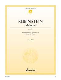Mélodie Fa majeur: op. 3/1. piano. Sheet Music