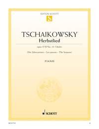 Les saisons: No. 10 Octobre (Chant d'automne). op. 37. piano. Sheet Music