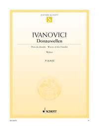 Waves of the Danube: Waltz. piano. Sheet Music