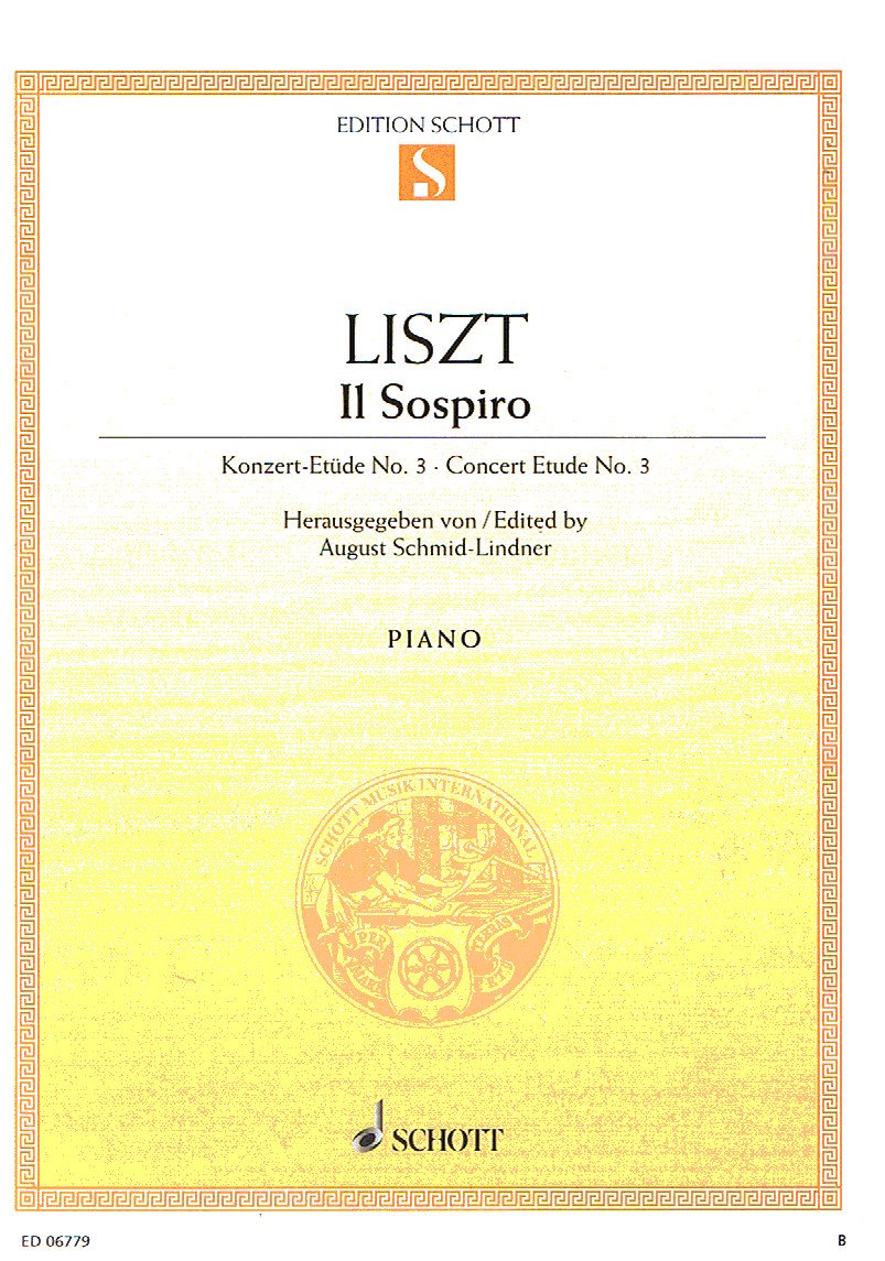 Il Sospiro Etude de Concert No3 - Piano: Concert-Etude III. piano. Sheet Music