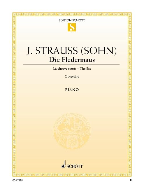 La chauve souris: Overture. piano. Sheet Music