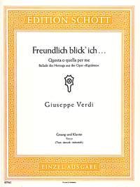 Questa o quella per me pari sono: from the opera "Rigoletto". Tenor and Piano. ténor. Sheet Music