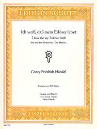 Messiah: I know that my Redeemer liveth. soprano and piano. soprano. Sheet Music