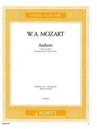 Andante: 2nd movement from the piano concerto C major. K 467. piano. book