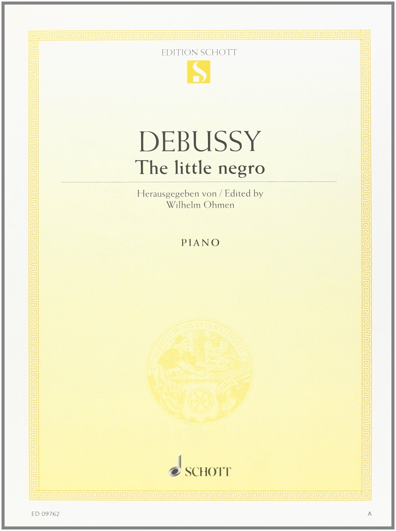 The little negro: Klavier.: piano. (Edition Schott Einzelausgabe) Sheet Music