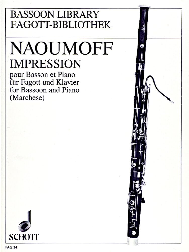 Impression: (In Memoriam Lili Boulanger). Fagott und Klavier. (Fagott-Bibliothek) Sheet Music