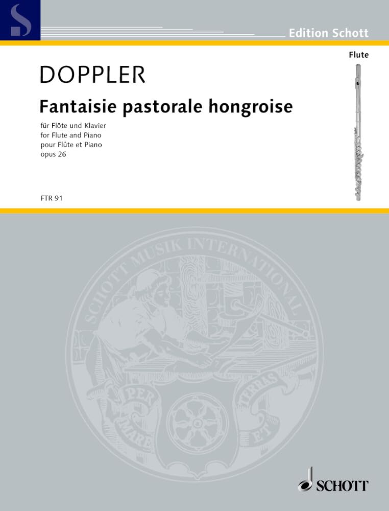 Fantaisie pastorale hongroise: op. 26. Flöte und Klavier. (Edition Schott) Sheet Music