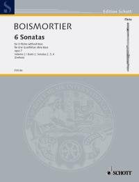 Six Sonatas: Sonatas 2, 5, 6. op. 7. 3 flutes (violins, oboes). Partition d'exécution. Sheet Music
