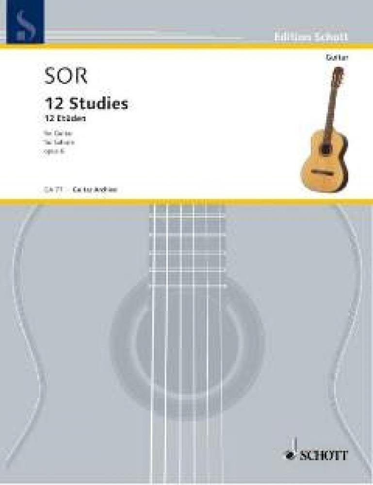 Product Image: 12 Studies: op. 6. guitar.