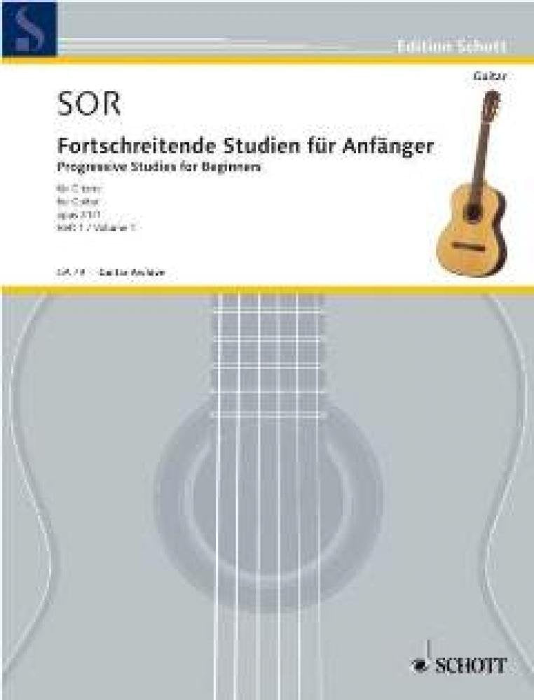 Etudes progressives (24) Volume 1 pour débutant - Guitare: op. 31. guitar. Sheet Music