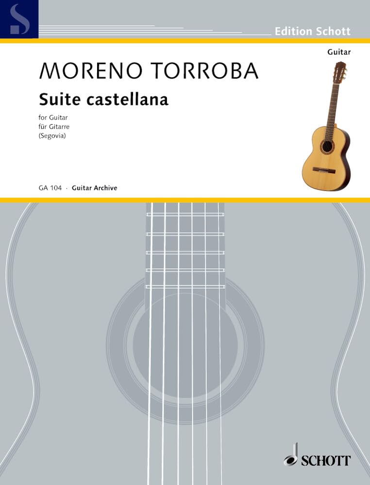 Suite castellana: Gitarre. (Edition Schott) Sheet Music