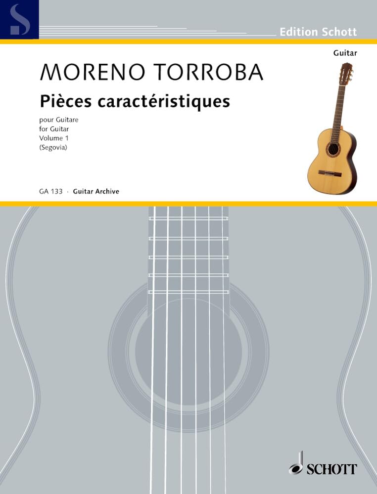 Pièces caractéristiques: Vol. 1. Gitarre. (Edition Schott) Sheet Music