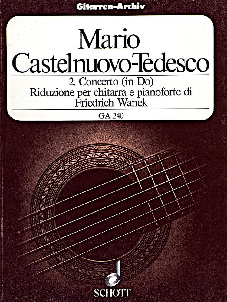 2. Concerto in C: Concerto sereno. op. 160. Gitarre und Orchester. Klavierauszug mit Solostimme. (Gitarren-Archiv) Sheet Music