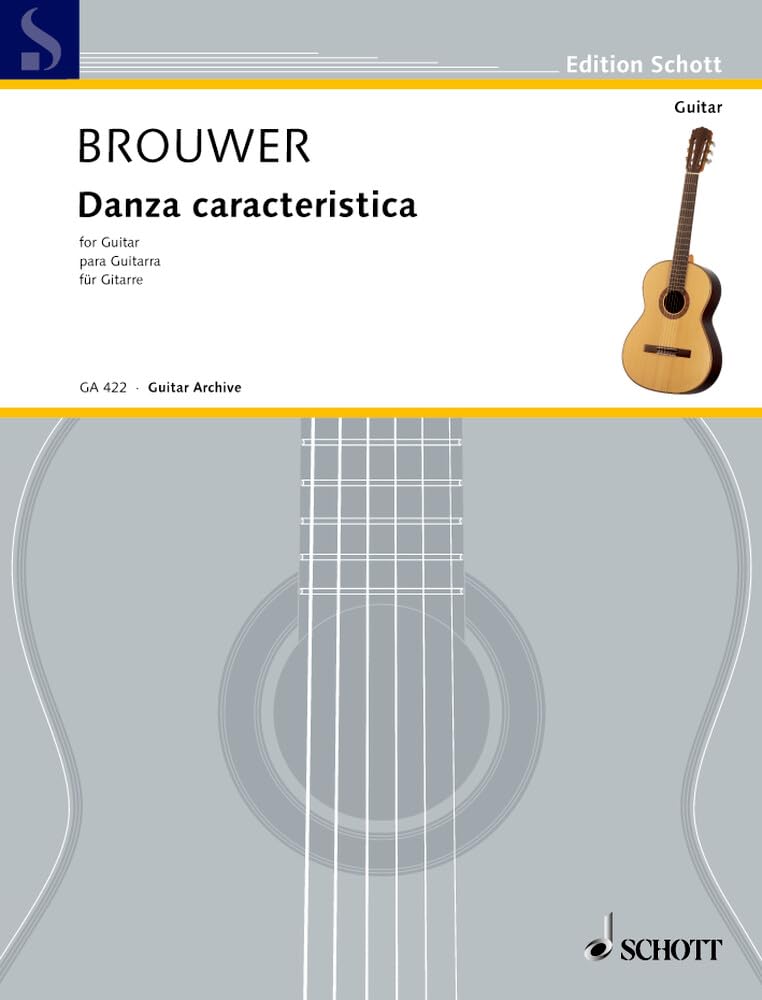 Danza caracteristica: Para el "Quítate de la Acera". Gitarre. (Edition Schott) Sheet Music