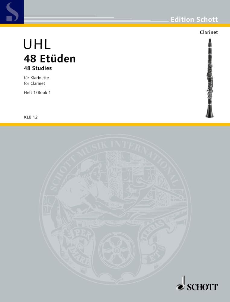 48 Etüden: Band 1. Klarinette. (Edition Schott) Sheet Music