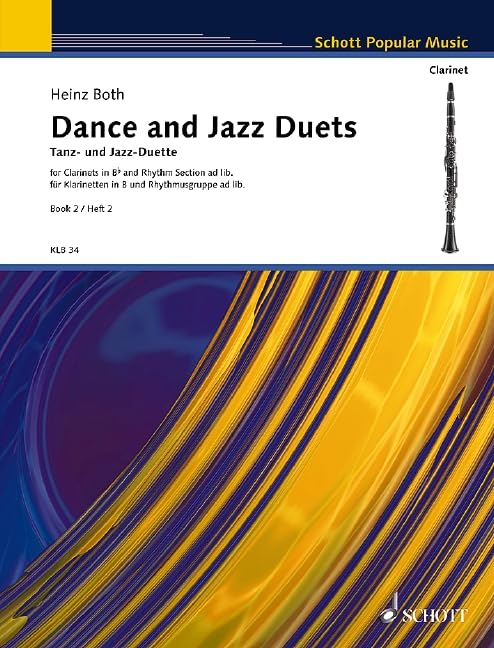 Tanz- und Jazz-Duette: 2 Klarinetten und Rhythmus-Gruppe ad libitum. Spielpartitur. (Klarinetten-Bibliothek) Film, Art & Culture