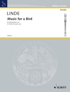 Music for a bird - FlA solo: treble recorder. Sheet Music