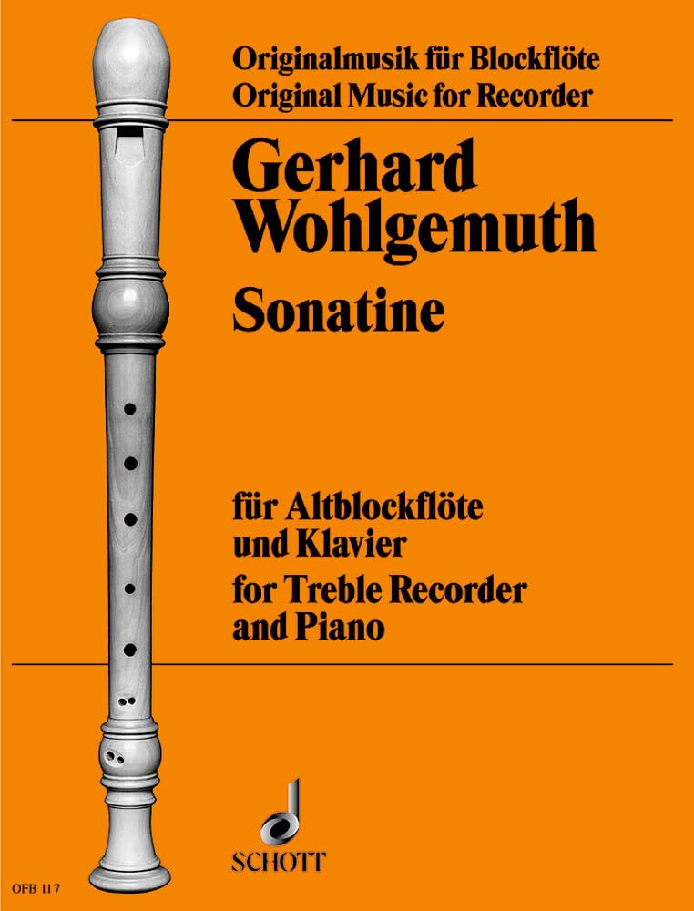 Sonatine: Alt-Blockflöte und Klavier. (Originalmusik für Blockflöte) Sheet Music