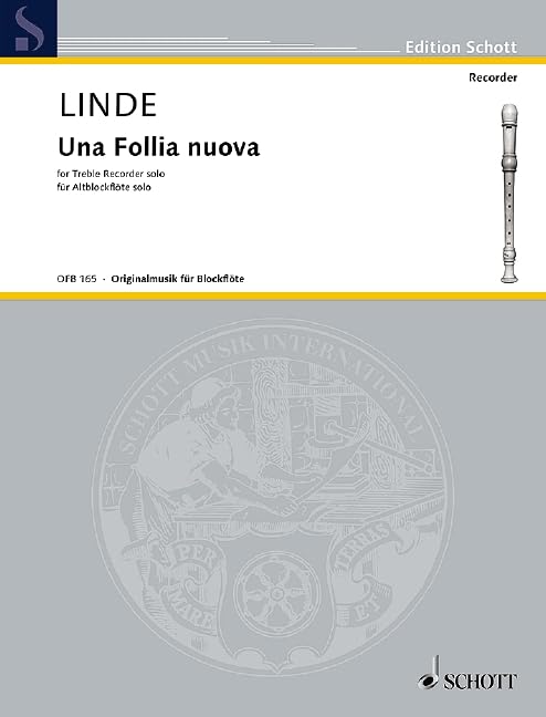 Una Follia nouva: treble recorder. Sheet Music