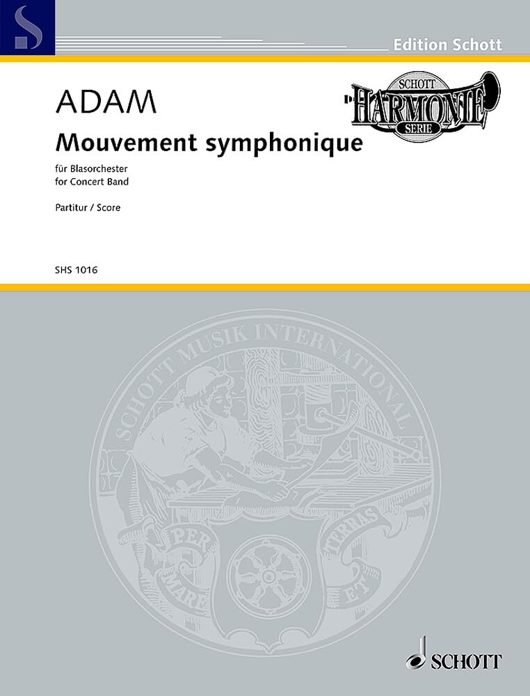 Mouvement symphonique: Blasorchester. Partitur. (Edition Schott) Sheet Music