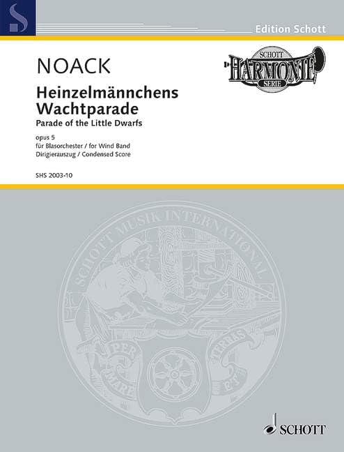 Parade of the Little Dwarfs: Character piece. op. 5. wind band. Réduction conducteur. Sheet Music