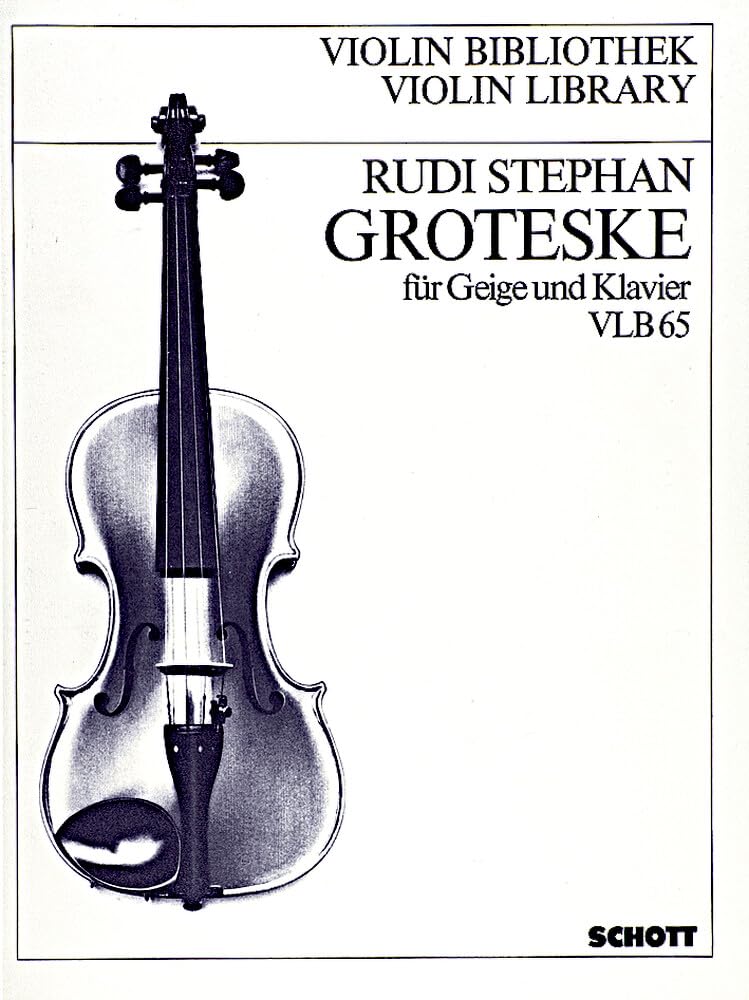 Groteske: Violine und Klavier. (Violin-Bibliothek) Sheet Music