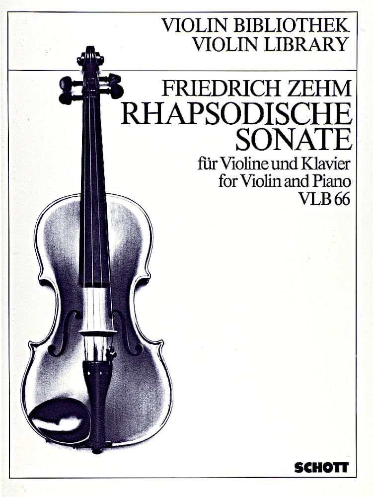Rhapsodische Sonate: Violine und Klavier. (Violin-Bibliothek) Sheet Music