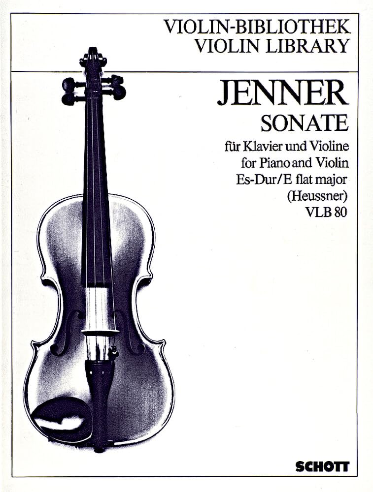 Sonate Es-Dur: Violine und Klavier. (Violin-Bibliothek) Sheet Music