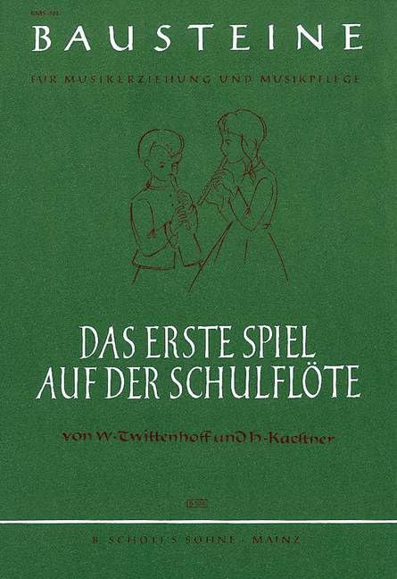 Das erste Spiel auf der Schulflöte: Spielanleitung für Sopran-Blockflöte (deutsche oder barocke Griffweise). Sopran-Blockflöte.: Spielanleitung für ... (Bausteine - Werkreihe (Praxishilfe)) Sheet Music
