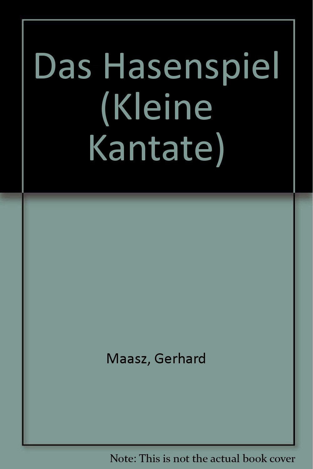 DAS HASENSPIEL Sheet Music