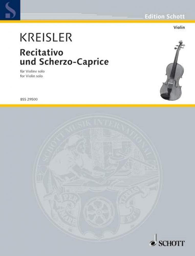 Recitativo and Scherzo-Caprice: No. 4. op. 6. violin. Sheet Music