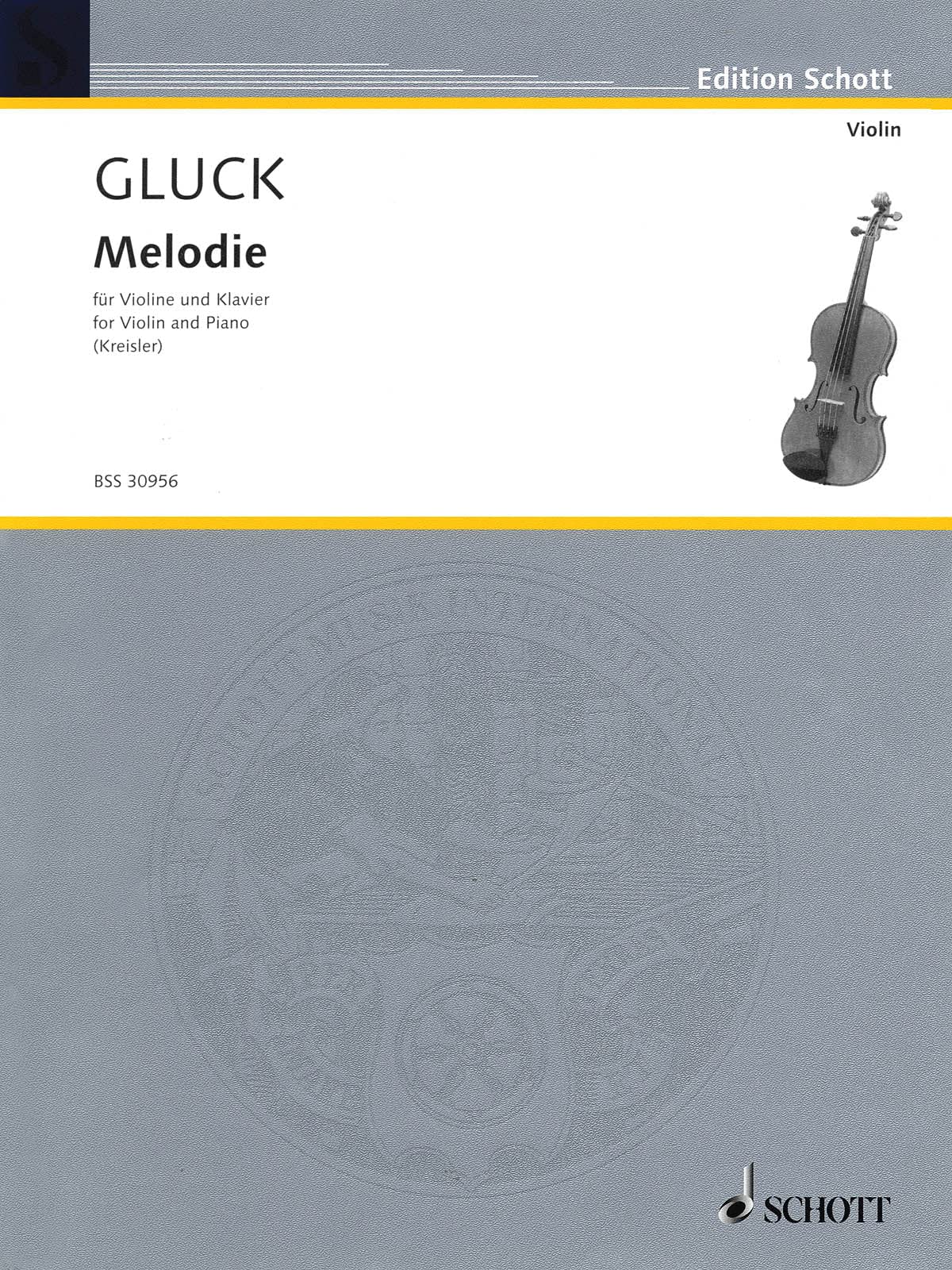 Melodie: Violine und Klavier.: No. 8. violin and piano. (Edition Schott) Sheet Music