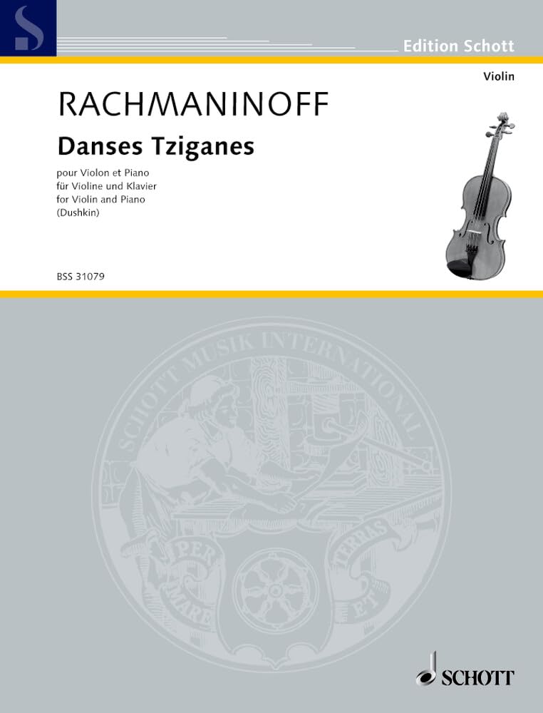 Danses Tziganes: Nr. 2. Violine und Klavier. (Dushkin Transkriptionen, Nr. 2) Arts & Music