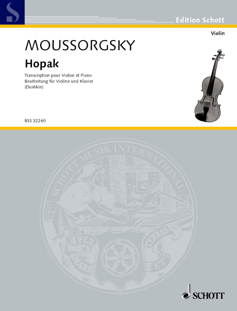 Hopak: Nr. 27. Violine und Klavier. (Dushkin Transkriptionen, Nr. 27) Sheet Music