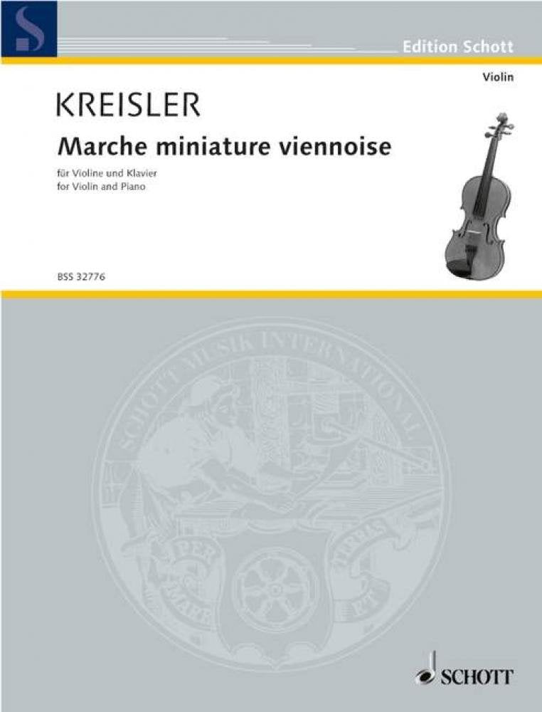 Marche miniature viennoise: erleichtert. No. 6. Violin and Piano. Sheet Music