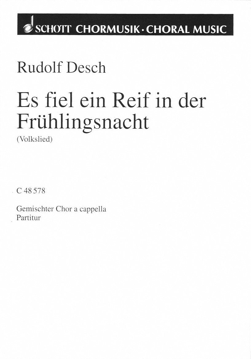 ES FIEL EIN REIF IN DER FRUHLINGSNACHT Arts & Music