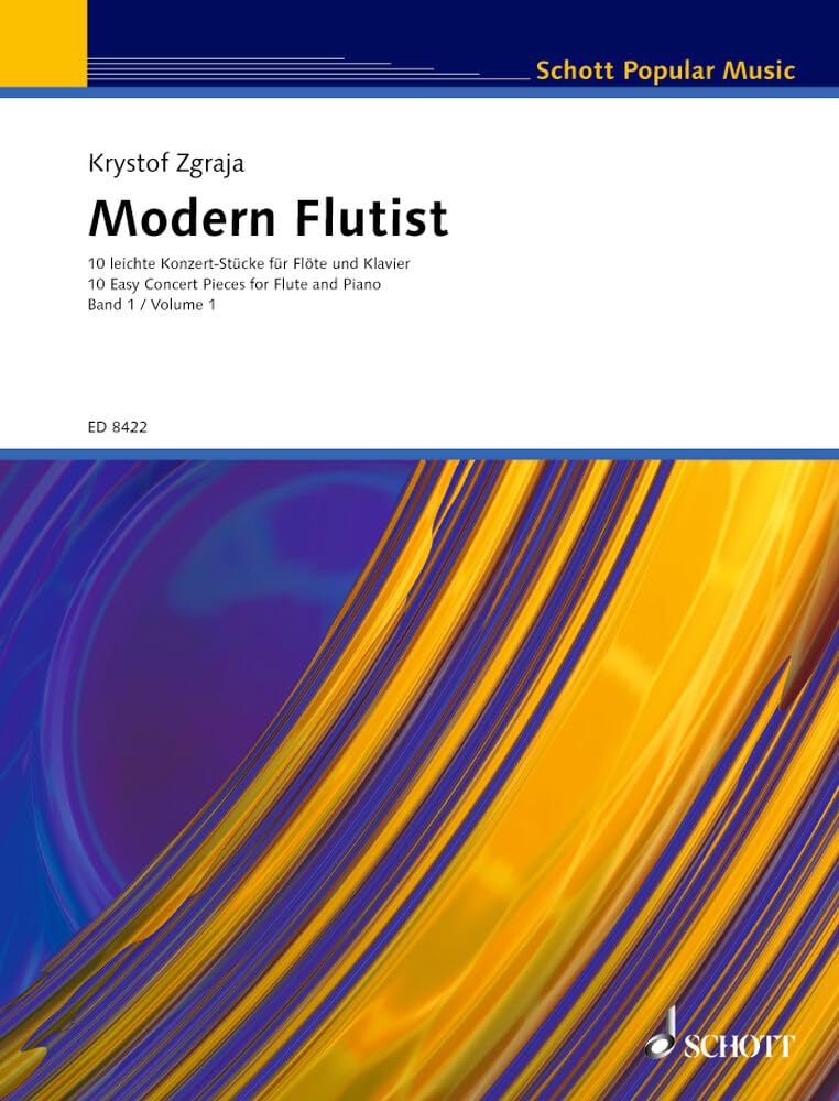 Modern Flutist: 10 leichte Konzert-Stücke. Band 1. Flöte und Klavier. Sheet Music