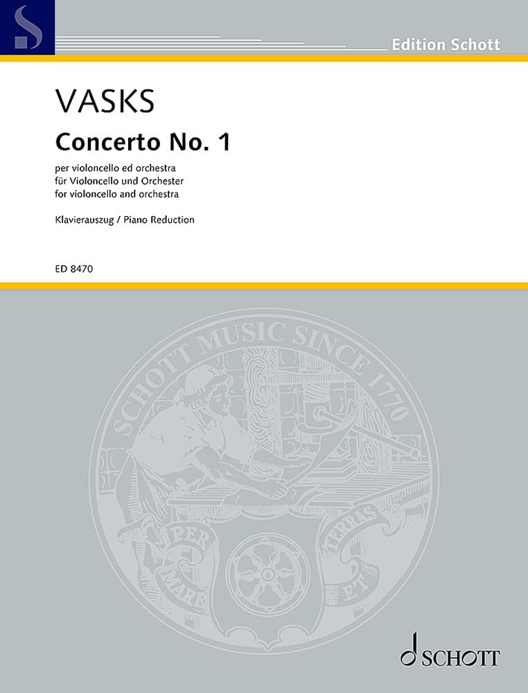 Concerto no. 1: per violoncello ed orchestra. Violoncello und Orchester. Klavierauszug mit Solostimme. Sheet Music