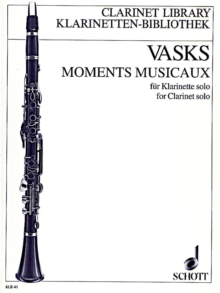 Moments musicaux: Klarinette solo. (Klarinetten-Bibliothek) Sheet Music