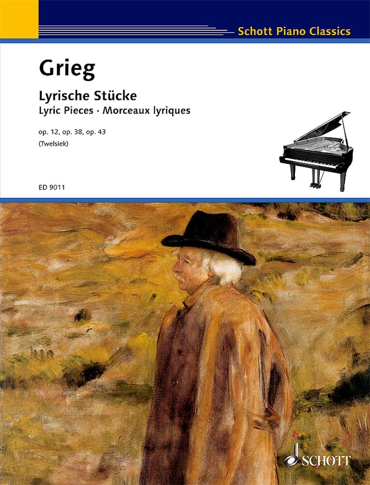 Lyrische Stücke: op. 12, 38, 43. Klavier. (Schott Piano Classics) Art & Literature
