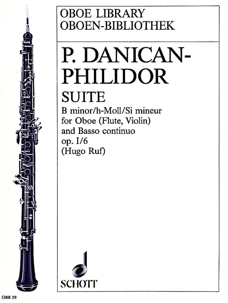Suite h-Moll: op. 1/6. Oboe (Flöte, Violine) und Basso continuo. (Oboen Bibliothek) Sheet Music